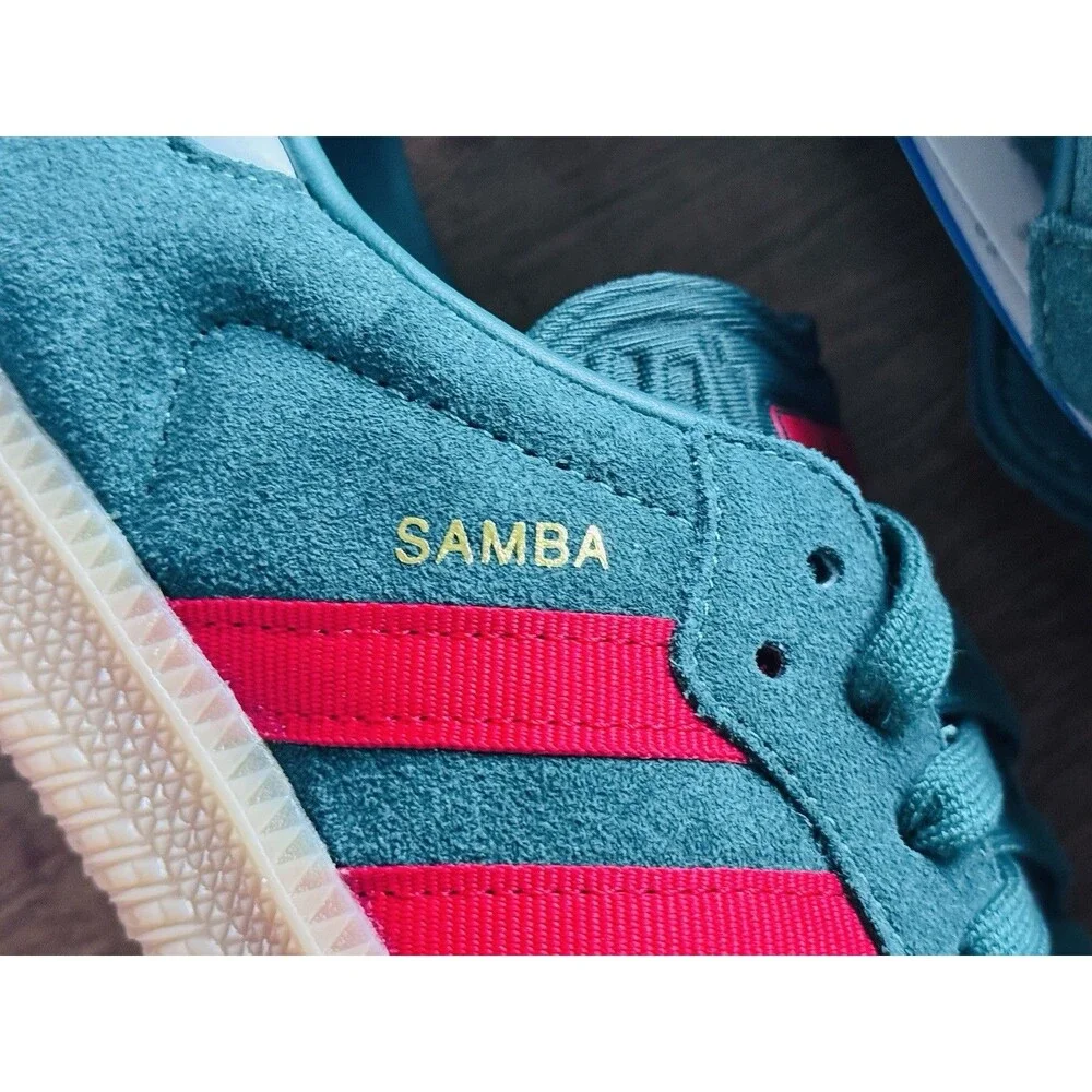 Men’s Size 8.5 adidas Samba OG FIFA World Cup Portugal Green Red IH6829 NIB